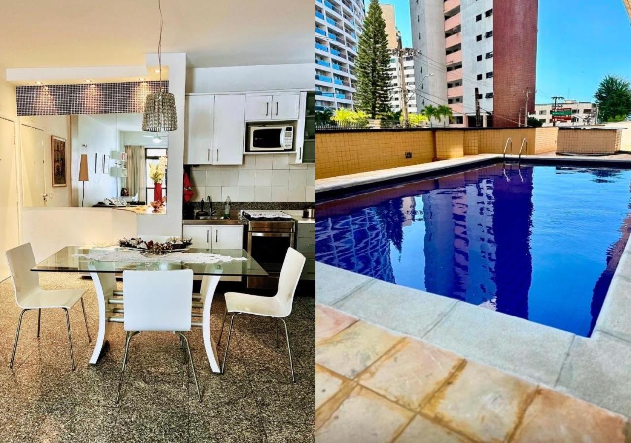 Apartamento A 300M Beira Mar-Meireles! Servico Diario E Wi-Fi 650Mb! Fortaleza Dış mekan fotoğraf